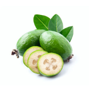 Feijoa Fruit Cut and Whole